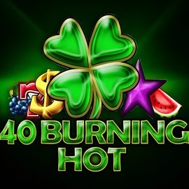 Slots logo of 40 Burning Hot from Amusnet Interactive at SkyHills Casino