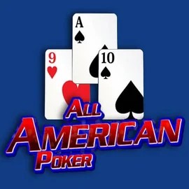 All American Poker slot visual from RTG (Reel Time Gaming) available on sky-hillscasino.eu
