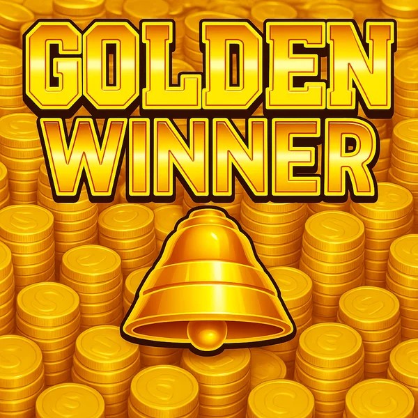 Golden Winner slot logo by Inspired Gaming at SkyHills Casino