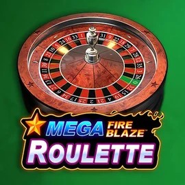 Mega Fire Blaze Roulette slot logo by Playtech at SkyHills Casino