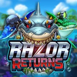 Razor Returns casino game by Push Gaming – featured logo at SkyHills Casino